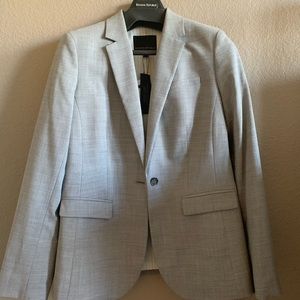 Banana Republic Gray Blazer